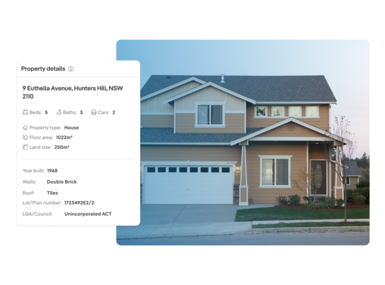 Leverage the depth of data from realestate.com.au and distinguish your valuations product